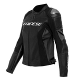 Dainese Racing 4 Lady Leather Jacket Perforated Black/Black Size - 48