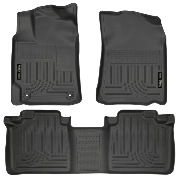 Husky Liners WeatherBeater Combo Black Floor Liners for 2012 Toyota Camry