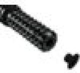 Vortex Racing Rearsets Replacement Foot Peg with End Plug- Black