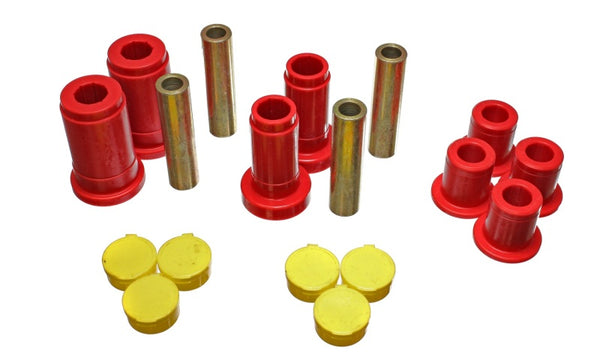 Energy Suspension Front Control Arm Bushing Set for 02-05 Dodge Ram 1500 2WD - Red