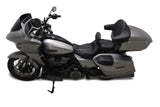 Mustang 23-24 HD CVO Rd Glide(ST), 2024 Rd Glide and Str Glide Deluxe Pass Seat - Black/Gray Stitch