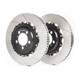 GiroDisc 11-12 Audi RS3 Sportback (8P) Zinc Plated Slotted Rear Rotors