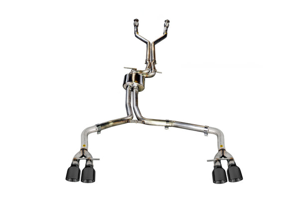 AWE Tuning Track Edition Catback Exhaust for Audi C7/C7.5 S6 4.0T - Diamond Black Tips