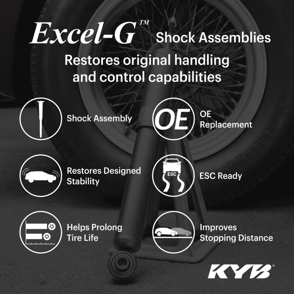 KYB 14-18 Mazda 3 Excel-G Shock Assembly - Rear