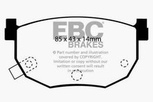 Load image into Gallery viewer, EBC 99-01 Hyundai Elantra 2.0 Yellowstuff Rear Brake Pads