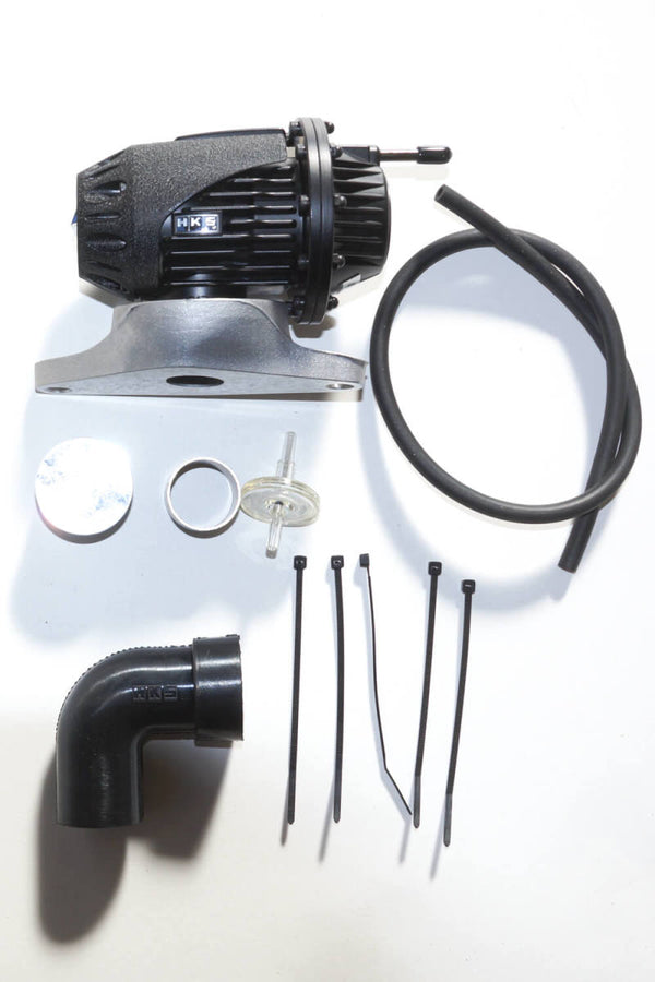 HKS SSQV4 Black Blow Off Valve + Return Kit for 08-14 Subaru WRX STI / 2015+ WRX STI