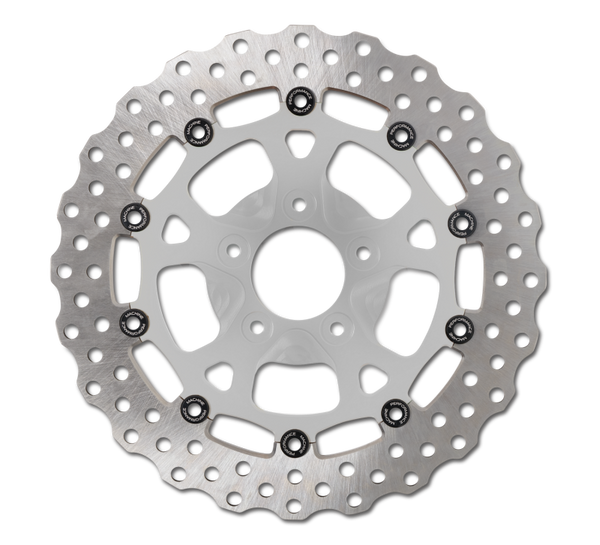 Performance Machine Disc Carr Dominator 320Mm X .20 Ff No O/S Front Chrome