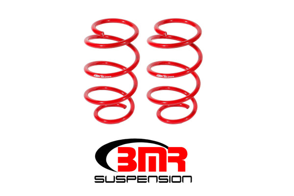 BMR 2015-2017 S550 Mustang Front Drag Lowering Springs - Red