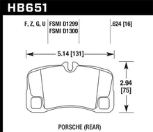 Load image into Gallery viewer, Hawk 07-08 Porsche 911 Turbo/911 GT3/911 GT3 CUP Rear DTC-70 Race Brake Pads