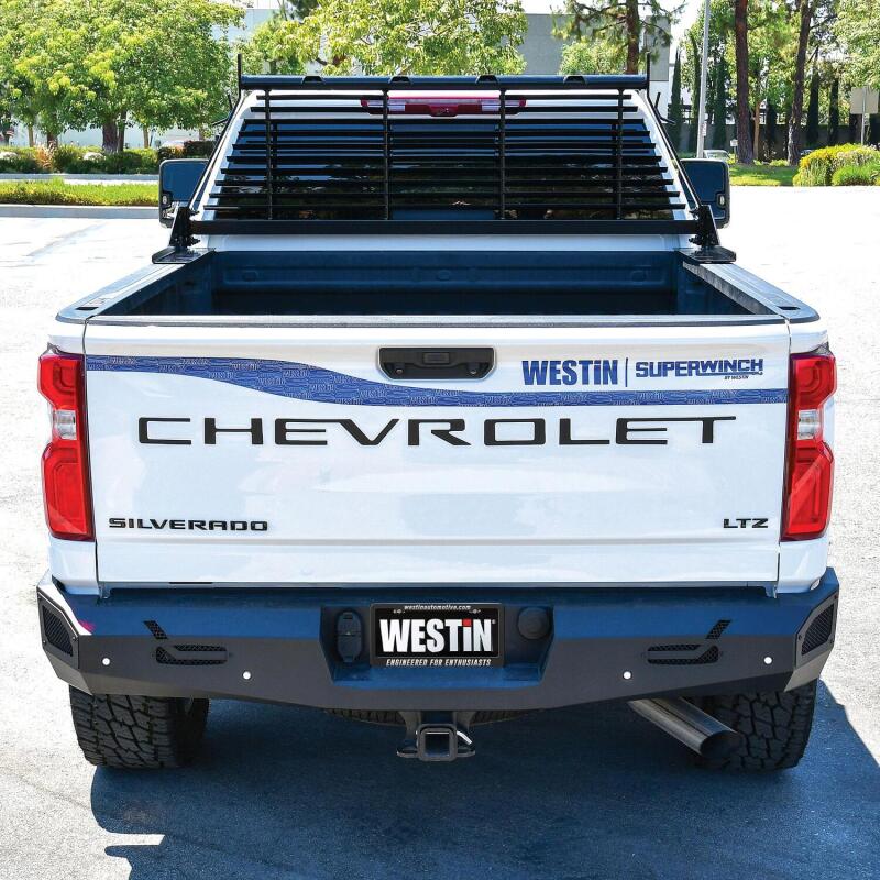 Westin 1999-2018 Chevrolet/Ford/GMC/Toyota Silverado/Sierra 1500/2500/3500 HD Headache Rack - Black