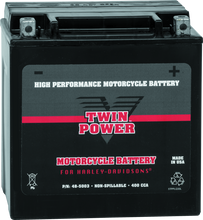 Load image into Gallery viewer, Twin Power YIX-30L High Performance Battery Replaces H-D 66010-97A Made in USA 400 CCA