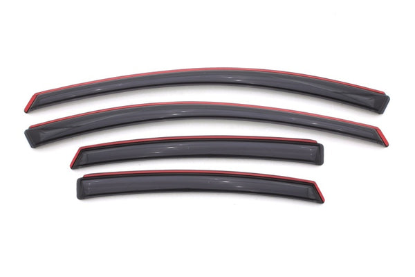 AVS In-Channel Ventvisor Window Deflectors (Smoke) for 20132016 Dodge Dart - 4 Piece