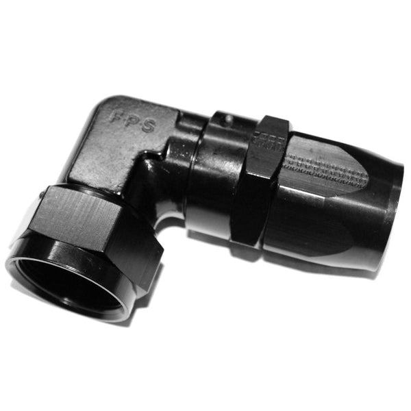 Fragola 20AN x 90 Degree Low Profile Forged Hose End - Black