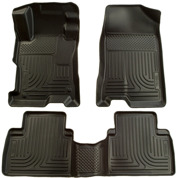Husky Liners WeatherBeater Floor Liners for 07-12 Nissan Altima (Non-Hybrid) - Black (1pc. 2nd Row)