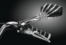 Load image into Gallery viewer, Kuryakyn Skeleton Hand Mirrors Chrome/Black