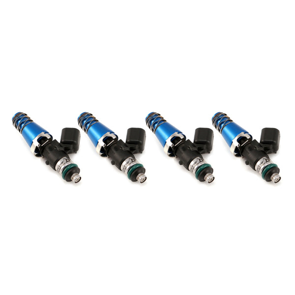 Injector Dynamics 1340cc Fuel Injectors - Set of 4 (60mm Length, Blue Top, 14mm Lower O-Ring)