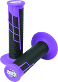 ProTaper Clamp-On 1/2 Waffle Grips - Neon Purple/Black