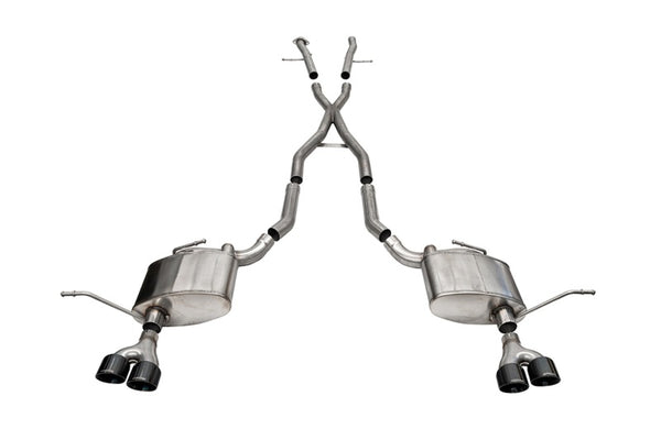 CORSA Performance 2014-2021 Jeep Grand Cherokee Xtreme 2.5in Cat-Back Dual Rear Exit Exhaust
