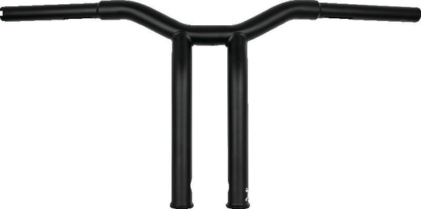 Burly Brand Dominator Raked Bar 12in - Matte Black