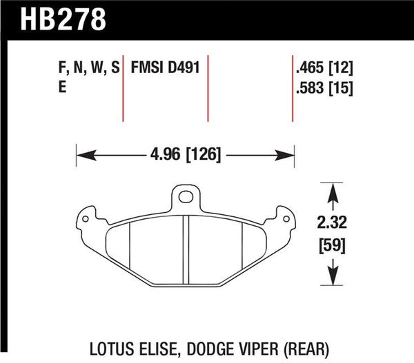 Hawk HPS Street Brake Pads