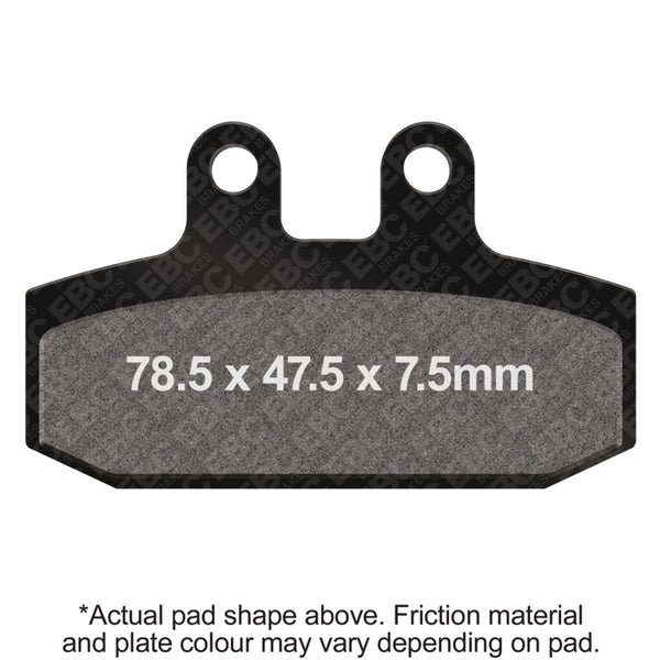 EBC 08-12 Aprilia Mana 850 Rear Left Sintered R/HH Brake Pads