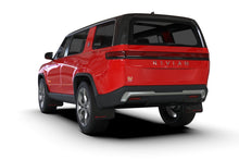 Load image into Gallery viewer, Rally Armor 22-24 Rivian R1S Black UR Mud Flap w/Metallic Black Logo