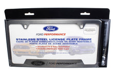 Load image into Gallery viewer, Ford Racing Stainless Steel Ford Performance License Plate Frame