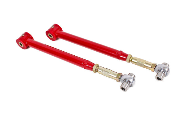 BMR 05-14 S197 Mustang Adjustable Lower Control Arms with Rod End Combo - Red