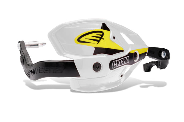 Cycra Probend Ultra Hand Guards with HCM Clamp 1-1/8 in - White