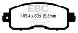 EBC 13+ Nissan Altima 2.5 (L33) Sedan Redstuff Front Brake Pads