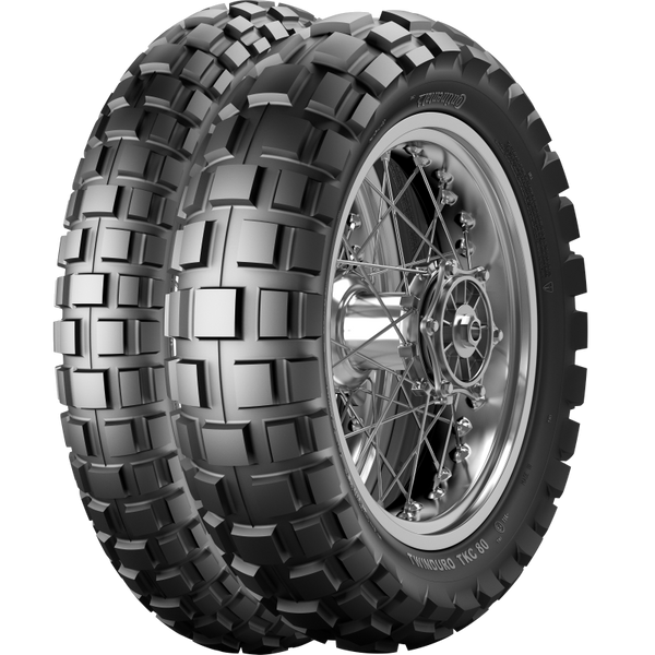 Continental TKC 80 Twinduro M+S Motorcycle Tire - 90/90-21 M/C 54T TL Front