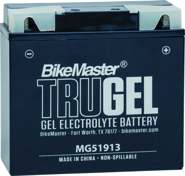 BikeMaster TruGel MG51913 Gel Motorcycle Battery 12V 300 CCA (183x79x171mm)