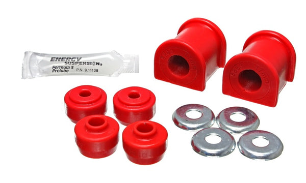 Energy Suspension 03-08 Lexus/Toyota 4Runner 17mm Rear Sway Bar Bushing Kit - Red