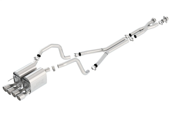 Borla S-Type II Catback Exhaust for 2005-2008 Chevrolet Corvette 6.0L/6.2L RWD