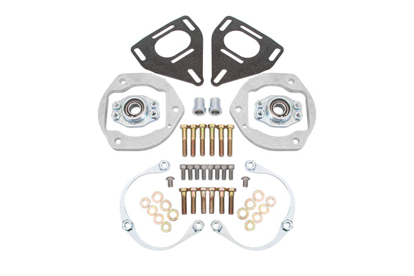 BMR 16-24 Chevy Camaro Caster Camber Plates - Black Hammertone