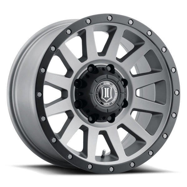 ICON Compression HD 18x9 Alloy Wheel 8x170 6mm Offset Titanium