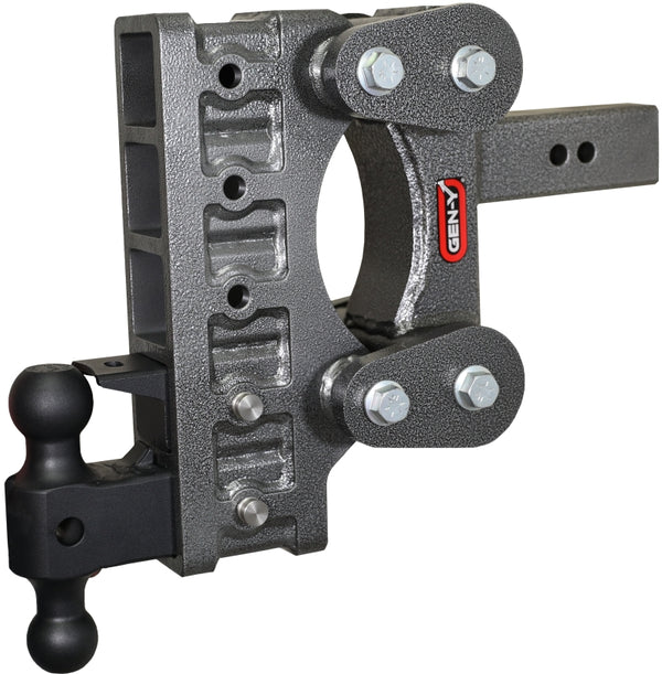 Gen-Y The Boss Torsion-Flex 2.5in Shank 9in Drop 21K Hitch w/GH-061 Dual-Ball & GH-062 Pintle Lock