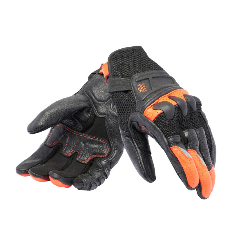 Dainese X-Ride 2 Ergo-Tek Gloves Black/Red-Fluorescent - 3XL