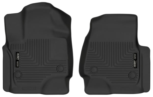 Husky Liners X-Act Contour Front Floor Liners for 2018-2022 Ford Expedition / 2018-2019 Lincoln Navigator - Black