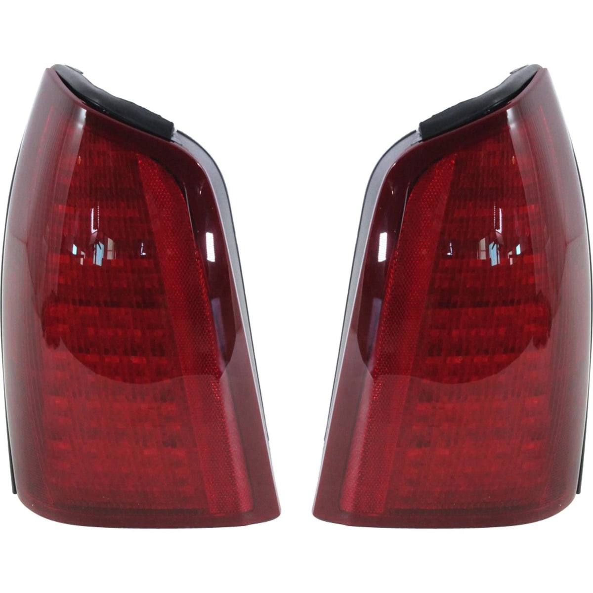 25749114 Set of 2 LED Tail Light Assembly For 2000-2005 Cadillac DeVille LH & RH w/ Bulb(s)