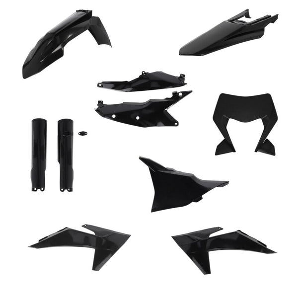 Acerbis 24+ KTM EXC/EXC-F/ XC-F/ XC-W/ XCF-W/ XW-F Full Plastic Kit - Black
