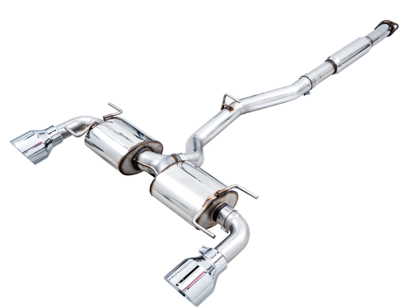 AWE Touring Edition Cat-Back Exhaust  Subaru BRZ / Toyota GR86 / Toyota 86  Chrome Silver Tips