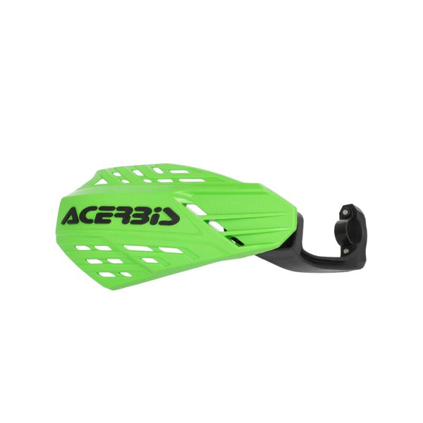 Acerbis Linear Vented Handguard - Green/Black