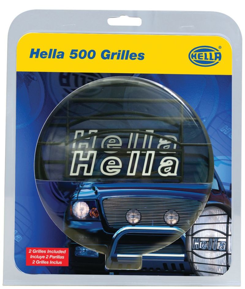 Hella 500 Grille Cover (Pair)