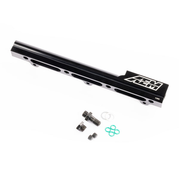 AEM High-Volume Black Fuel Rail for Honda/Acura/Mitsubishi (19922006)  Up to 1000 HP