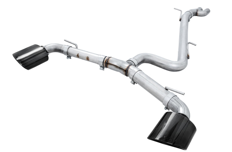 AWE Tuning 17-19 Audi RS3 8V Track Edition Exhaust - Diamond Black Tips RS-Style Tips