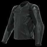 Dainese Racing 4 Leather Jacket Perforated Black/Black/Black Size - 50