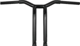 Burly Brand Dominator Raked Bar 14in - Gloss Black