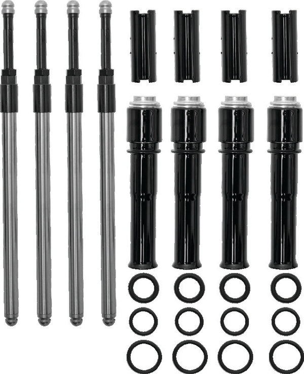 S&S Cycle 99-17 BT Models Quickee Pushrods w/ Gloss Black Covers