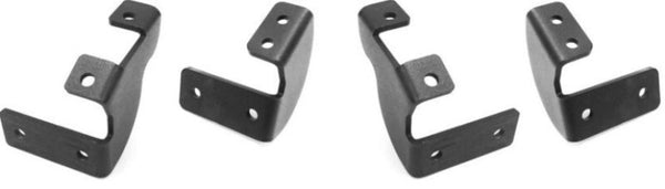 Go Rhino Dominator Extreme Side Steps Brackets for 2024 Toyota Tacoma DC 4dr - Textured Black
